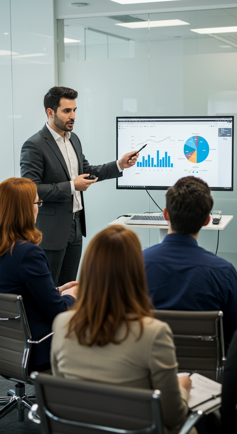 Interactive Power BI workshop with hands-on dashboard training